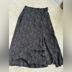 Elegant Black Floral Women's Skirt